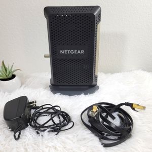 NETGEAR CM1000 cable modem up to 1 gbps Wi-Fi Ethernet DOCSIS 3.1 black